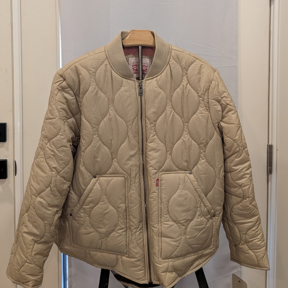 Levi's Beige Quilted Jacket - NWT